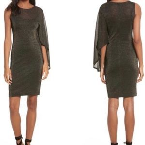 Ted Baker Gold Metallic Dress